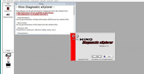 Установка программы Hino Diagnostic eXplorer 3 DX3 2025
