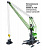 Мануалы Sennebogen Crane BS80.6.724 электросхемы, каталог запчастей