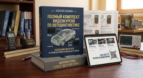 Алексей Пахомов — полный комплект видеокурсов по автодиагностике, автоэлектрике, ремонту ЭБУ и чип-тюнингу